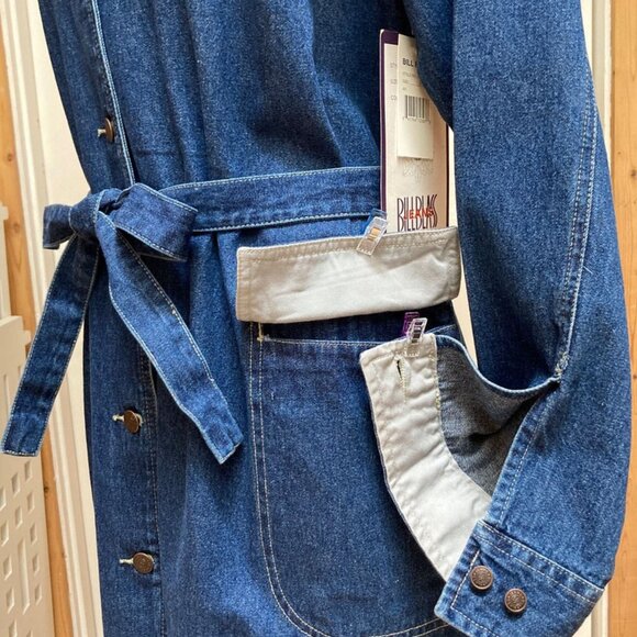 Bill Blass, Classic Denim Jean Dress, - Picture 12 of 12